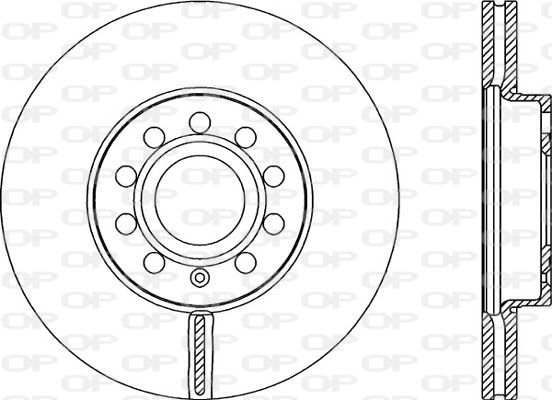 OPEN PARTS Тормозной диск BDR2151.20